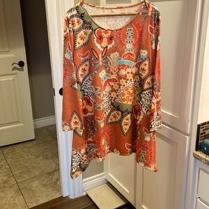 Bohemian style tunic